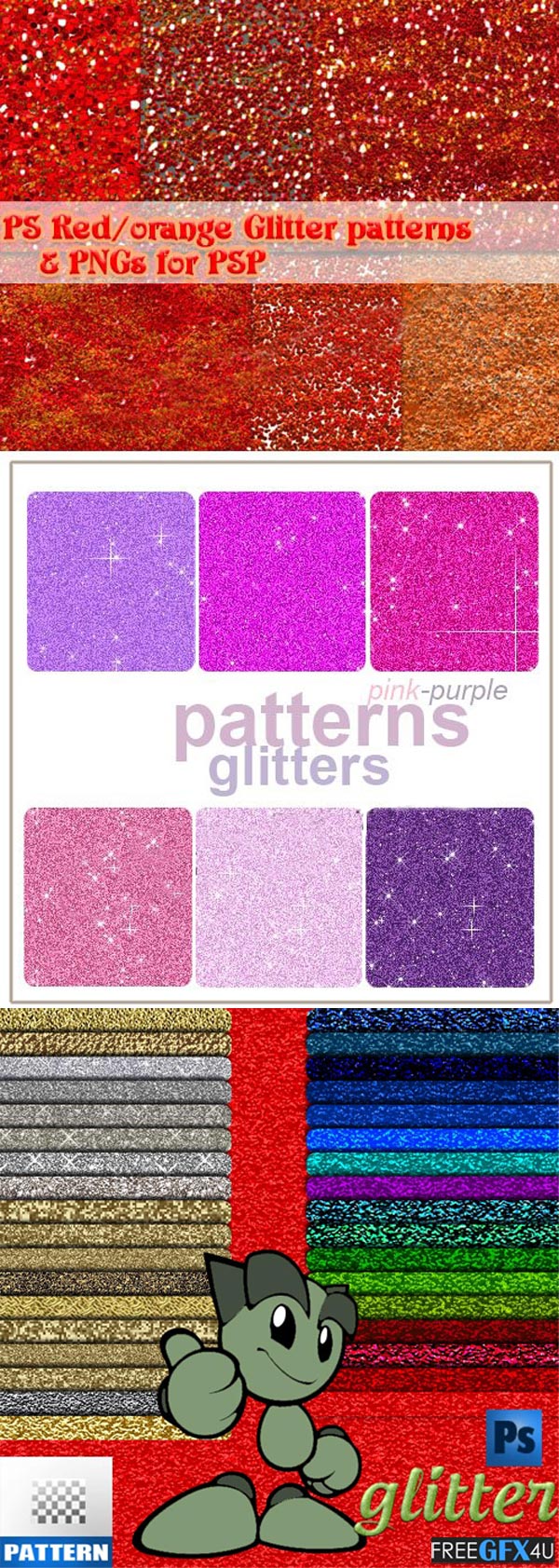 60 Glitter Patterns Collection
