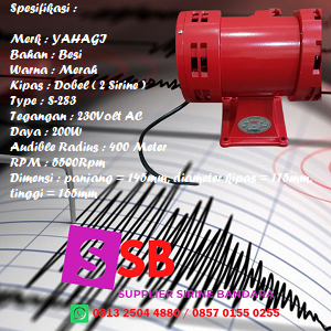 Jual Sirine Emergency Gempa Yahagi 283 di Batam