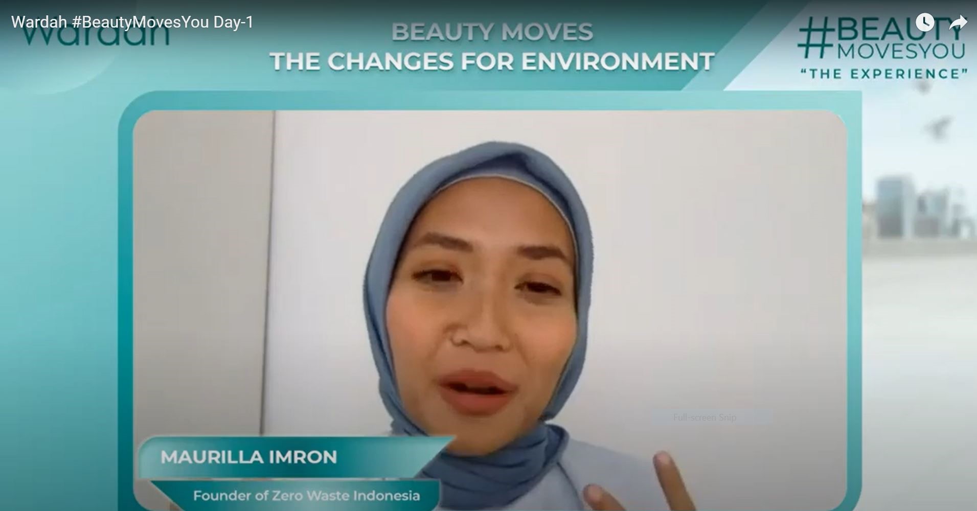 Maurilla Imron, Founder Zero Waste Indonesia