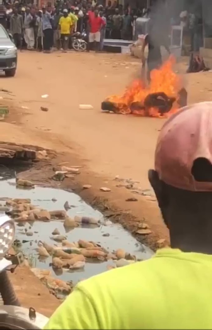 Vigilante Members Burn Thief Alive in Anambra