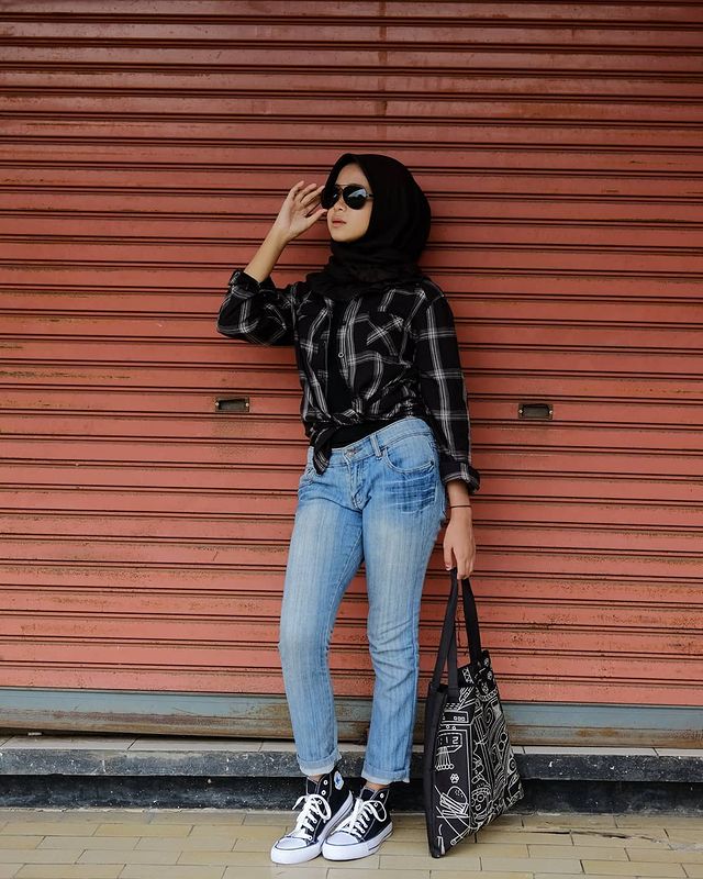 ootd hijab,images,photo,Nanda Frisca,selebgram,foto model.