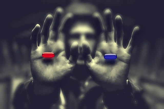 An entity that personifies the crossroads of artist awaiting his or her decision.