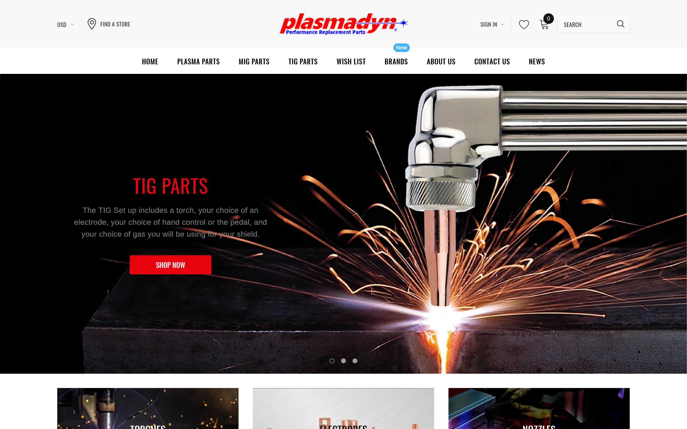 Plasmadyn Modern shopify Ecommerce website