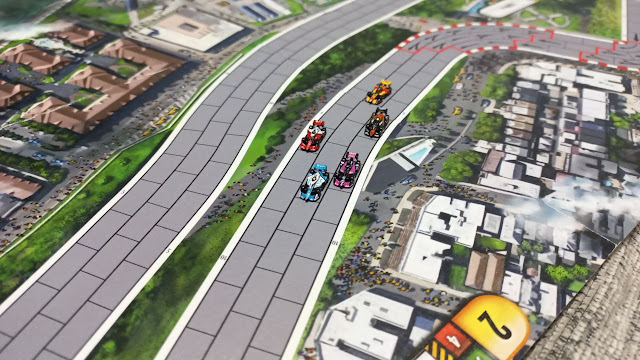 Indycar race of Formula D board game