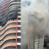 VÍDEO: INCÊNDIO DE GRANDES PROPORÇÕES ATINGE PRÉDIO EM FORTALEZA