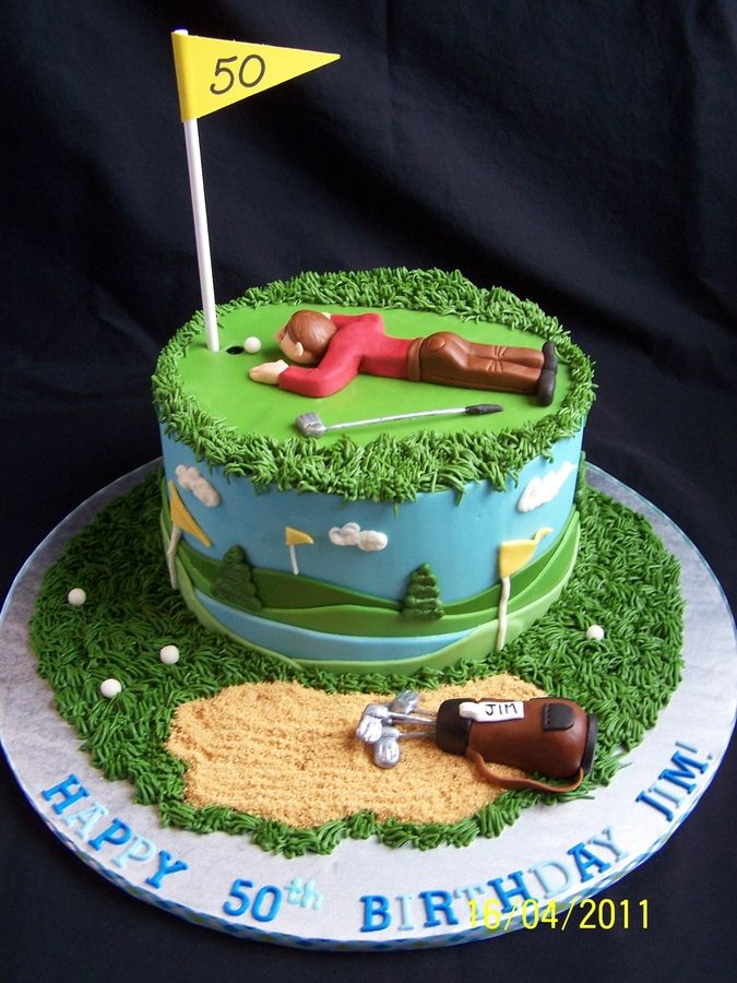 golf cake