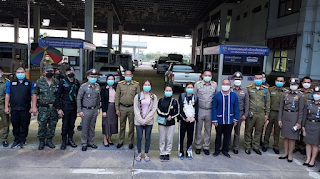 Thai authorities repatriate three Thai women  Thai women workers tricked into working in special economic zone Triangle have been rescued. At around 4:30 pm on March 17, Chiang Kai-shek Governor Sivichai Nan, on behalf of the Governor of Chiang Rai Province, and Lieutenant Colonel Manuwat visited the Chiang Khong Immigration Office.  After being lured to work as a scammer at the Kings Romanes Casino within the Golden Triangle Special Economic Zone in Tonpheung District, Bokeo Province, they contacted the Chiang Rai Provincial Office for help on March 14. After receiving help, the group warned Thai job seekers not to be fooled by online persuaders to go to work inside the Kings Romans Casino because the venue was full of scams.  A Thai woman who was tricked into going to work as a scammer told a local reporter in Chiang Rai on March 17, 2022:  " She said she was happy not to go back. Do not be fooled by job seekers posting on Facebook because the inside is completely deceptive. It's not true at all. They gave me 1,000 yuan. ”  Initial inquiries revealed that the three Thai workers had been smuggled in to work as scammers at the Kings Romans's casino illegally and did not know exactly when. However, what happened to the three of them was similar to that of the 15 Thais who were lied to before the floods, forced to work as scammers, did not pay the agreed salary of 30,000 baht per month, had to stay in crowded and dirty places, were forced to work overtime, were not allowed to work overtime.  Authorities in Bokeo province have coordinated with the Labor Triangle Special Economic Zone Management Triangle to provide more assistance to Thai workers and warn them not to allow Thai workers to enter Laos illegally.  An unnamed official told RFE / RL on March 18, 2022:  " Three people came out and saw three Thai people who did not have documents yet. They went inside again. How can they get them? How can they not come in with the correct documents? How can people get in and out? ”  According to a report by the Governor of Khiang Hai Province on March 17, 24 Thai workers were deported to work with Thailand from March 10-17, some of them with the help of coordination between the Governor of Chiang Rai and the Governor of Bokeo himself.  While the ambassador's the Thai Embassy, the country he has been reported that the Thai and foreigners, many were lies to work within the theocracy special Golden Triangle Tonpeung province with the likes of the Social Media Online or the solicitation of broker a Thai who claimed to have paid high-security, with accommodation and food for free, but on the Thai settled and travel to the country will be forced to sign a contract with a foreign language, forced to work there, as agreed in the first place is forced to deceive and defraud property other characters annoying, for Center Club (Call Center), the sour summer night and a prostitute who can not follow orders or do not go as expected, it threatened to be assaulted, detained or restricted freedom confessed, seized documents identification Resell to another broker.  Therefore, the Thai Embassy in Laos issued Proclamation No. 10/2565 dated 14 March 2022 to warn Thais, especially those living within the province bordering Bokeo, not to be deceived and to fall victim to the work in the special province. Is barred from entering Laos and may be subject to the laws of Laos, which carry a prison sentence and a fine while being tried and detained.  To this day, many Thai workers who have been tricked into working as scammers inside the Kings Romans Casino and have been harassed in various matters have contacted the Thai Embassy in Laos for help.  An unnamed official told RFE / RL on the same day:  " He said that people are always asking for help, not just the Golden Triangle, but many other things as well. There are a lot of things that can be done," he said. ”  After the announcement of this version, many Laotians questioned why the local media in Laos did not publish such news and why the Lao authorities continued to allow such incidents to continue despite the large number of victims appearing and urging the emergency services and emergency services to help the victims. As one Facebook user put it. The Lao people do not see the warning to the general public, but still let the search for people to attract people to go again until Thailand came out to warn its own citizens.  In the past, some Lao workers have been lured to the police for help, but most of the time, the matter has been kept quiet because the relevant authorities have not tried to investigate in order to provide assistance.  As a wealthy Vientiane resident was lured to work as a gamer at the Kings Romanes Casino, she said:  " He used to say that he used to coordinate with the police, but the police gave him the answer, but the information was not enough, but in Laos, whoever survived is a survivor. If we coordinate with the police, if our information is not enough, they will not respond. ”  Posted on the police officer of the National Police and National Trafficking and National Trafficking Refine However, an initial investigation found that the case may have been linked to human trafficking compared to similar cases that had occurred in the past.  Earlier on February 21 last with you before festive nature's provinces evil dispatch urgently on No. Greece's 001183/3933 to the province to seek cooperation to Laos assist the Thai 10 people were lied to work as a gamma summer night at Casino khings Robot mans within theocracy special Golden Triangle Tonpeung then the one after receiving information from the Thai number 5, all of whom were Chiang Saen provinces There are aged between 20-30 years, females 3 males and 2 men, is lying to work in the casino khings Robot mans can escape out .