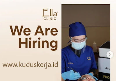 Info Lowongan Ella Skin Care 2022 We Are Hiring APOTEKER Penempatan Kudus, Bintaro dengan Persyaratan sebagai berikut :  Laki-laki, usia maximal 30 tahun  Pendidikan minimal Profesi Farmasi STRTTK Aktif minimal 1 tahun Keanggotaan PAFI Berminat dibidang estetika Bersedia training di solo selama 3 bulan   Penempatan Kudus, Bintaro Berkas Lamaran  Surat lamaran dan Curiculum Vitae  Fotocopy STRTTK Foto Copy KTP  Foto Copy ljazah Terakhir  Pas Foto 3x4   Informasi lowongan Kerja ini diperoleh dari www.kuduskerja.id  Kamu memenuhi kualifikasi yang kita cari? Ayo, tunggu apalagi? Segera kirimkan CV mu ke email : career@ellaskincare.co.id  Dengan Subject : Nama_Apoteker_Penempatan yang dituju   Contact Person Rekrutmen Ella Skin Care +62 821 1320 7074