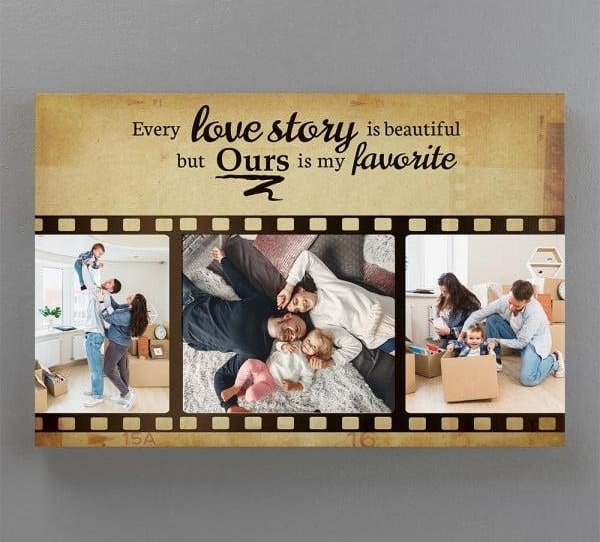 13. LOVE Photo Canvas