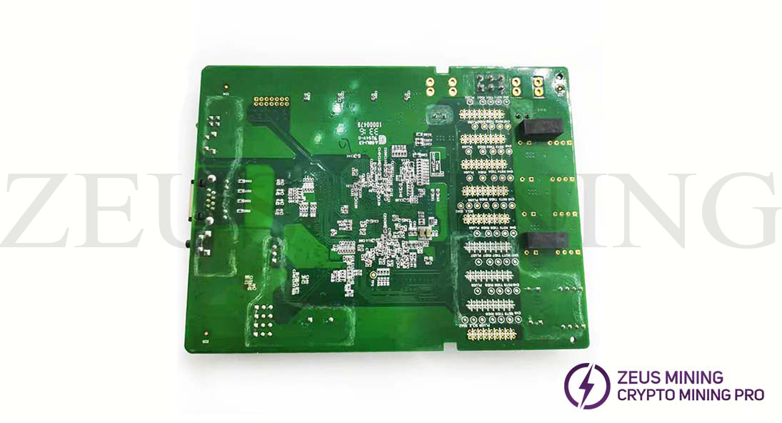 back of control board