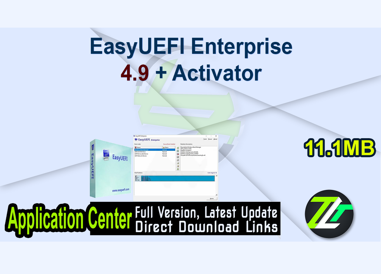 EasyUEFI Enterprise 4.9 + Activator