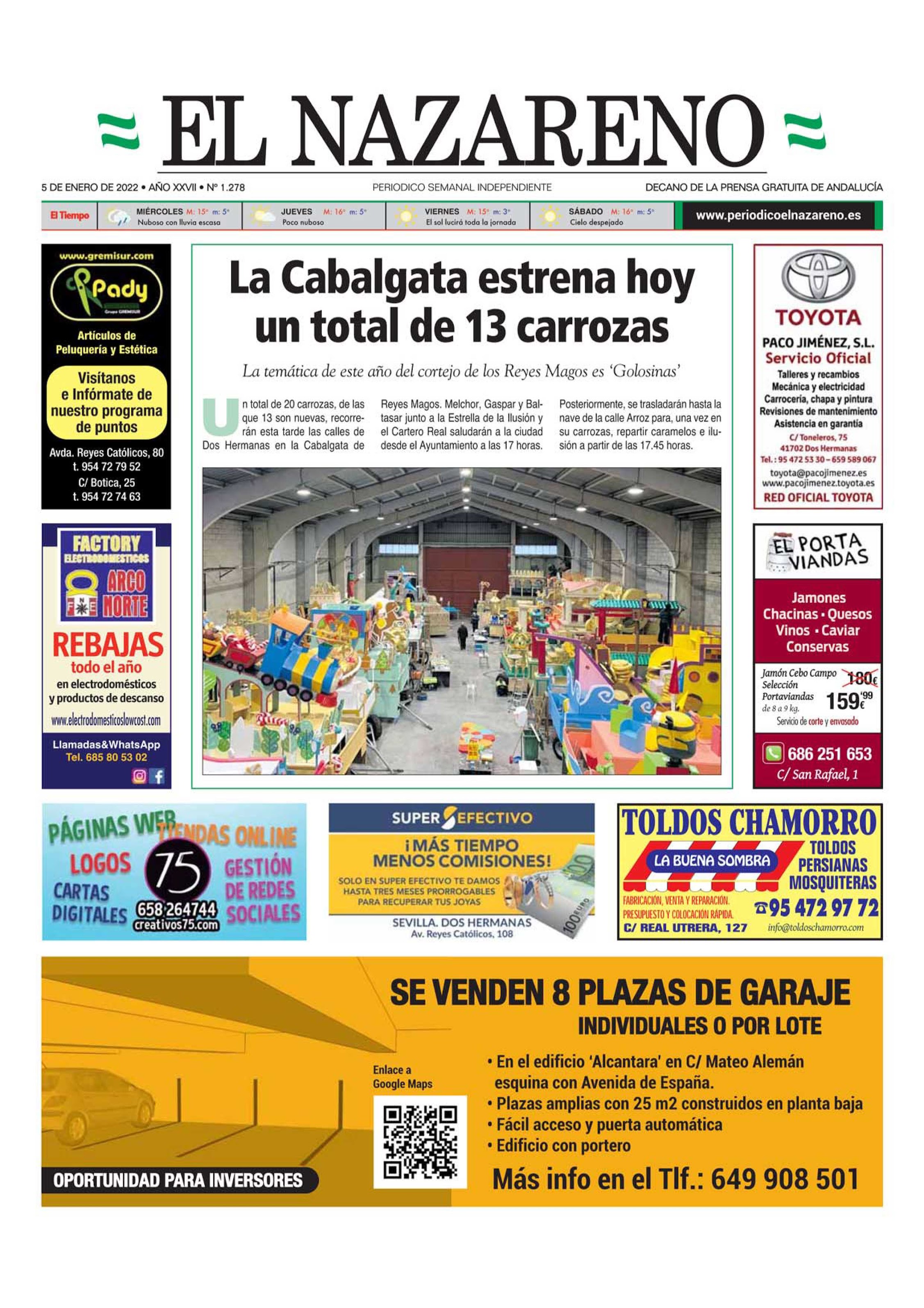 Recortes de Prensa Periódico El Nazareno