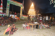 Peduli Anak-anak Papua, Pos Sinak Kout Satgas Mobile Raider 300 Siliwangi Gelar Layar Tancap