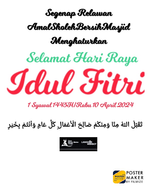 Selamat Hari Raya Idul Fitri 1445H