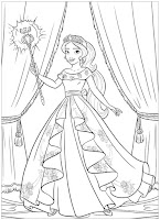 Elena of Avalor coloring page