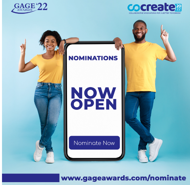 GAGE Awards 2022 nomination now open.