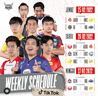 Jadwal MPL ID S9 Hari Ini Minggu 27 Februari 2022 Esok RRQ vs BTR Bigetron Alpha