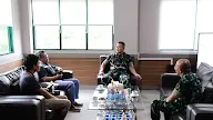 Danrem 044/Gapo Menerima Kunjungan Silaturahmi Dan Audiensi Dari Redaksi Harian Sumatra Ekspres