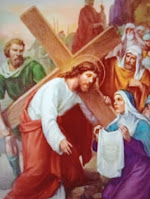 Weronika ociera twarz Jezusowi