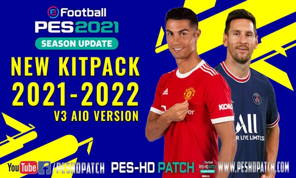 PES 2021 New Kitpack Season 2021-2022 v3 AIO