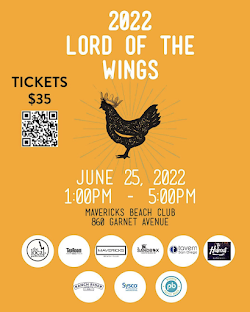 Don't miss Lord of the Wings chicken wing competition & fundraiser on Saturday, June 25!