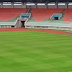 Skuad B-16 beraksi di stadium kosong di Bogor