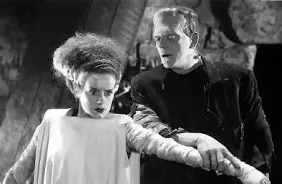 The Bride of Frankenstein 1935 Film, James Whale, empathy, monstrosity, fear, prejudice, connection, blind man, friendship, tragedy, morality tale, horror genre, understanding over fear, true beauty, humanity,