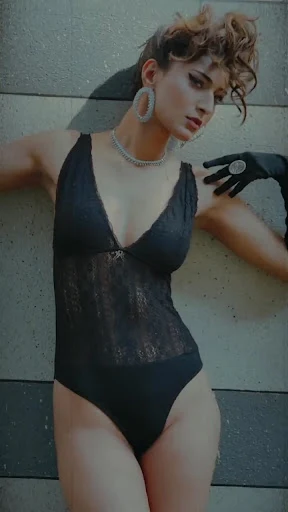 Erica Fernandes black lingerie hot photoshoot