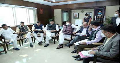 मंत्रि-परिषद समिति की बैठक सम्पन्न :परियोजना से संबंधित कठिनाईयों को शीघ्र दूर किया जाएगा। Shristhi CBD Paryojna