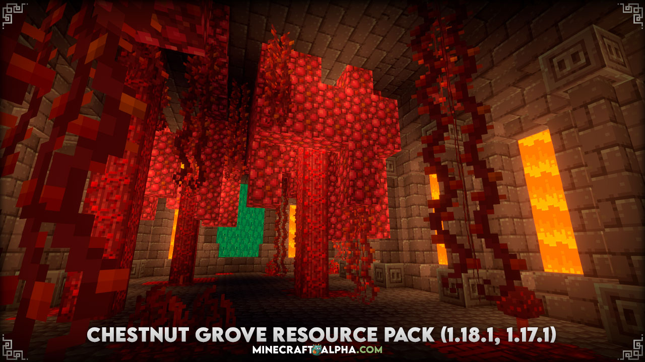 Minecraft Chestnut Grove Resource Pack (1.18.1, 1.17.1)