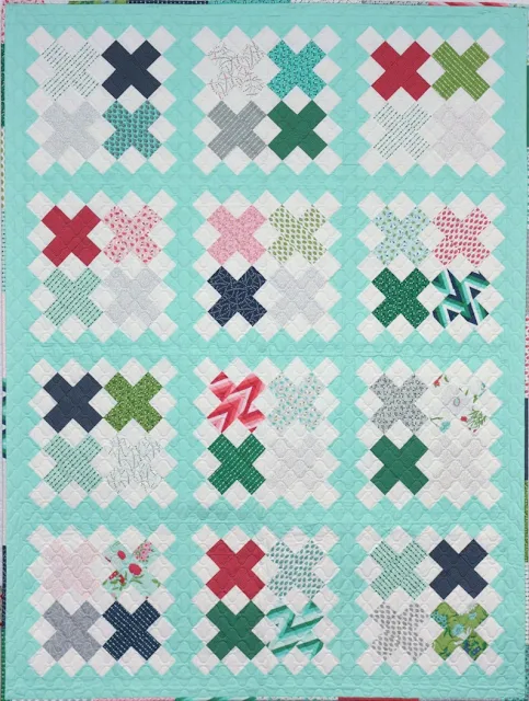 quilt pattern with x's