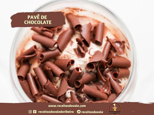 Receita de Pavê de Chocolate