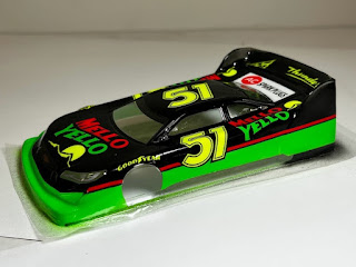 Painted 4.5 inch Stock Car #7 QVC 1/24 from MidAmerica Raceway 