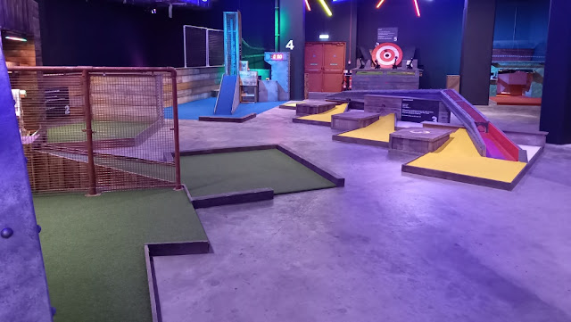 The Crazier Golf course at Boom: Battle Bar in Norwich