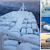 FROZEN CARS DELIVERED TO RUSSIAN PORT AFTER SHIP PASSES THROUGH -19C WEATHER