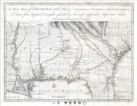 1748 Map showing Yamassee Territory before Georgia was an official State.