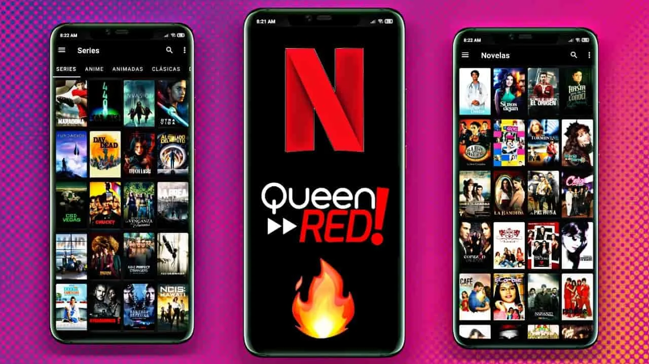 Queen Red  Descarga La MEJOR Aplicación De Películas Y Series 2021