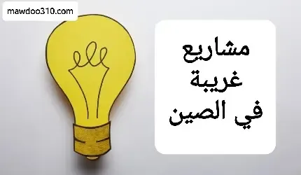 مشاريع غريبة في الصين