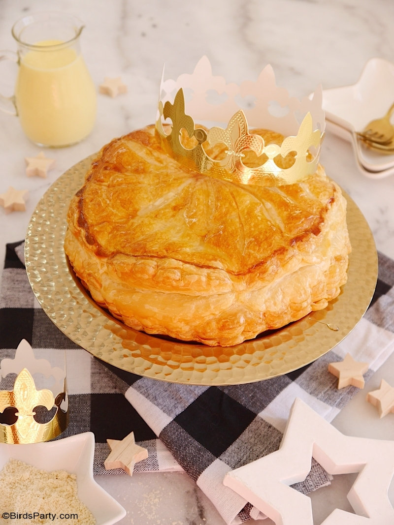 Recette Galette des Rois à la Frangipane - recette de dessert rapide, facile et délicieuse pour les célébrations de l'Épiphanie et des mois d'hiver !