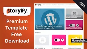 Storyify Premium Blogger Template Free Download