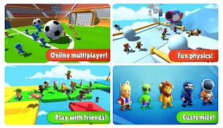 Screenshots of the Stumble Guys Multiplayer Royale for Android apk.