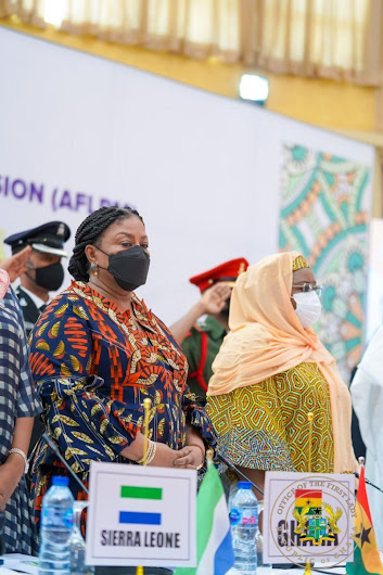 Rebecca Akufo-Addo is in Abuja for the Peace Mission Summit.