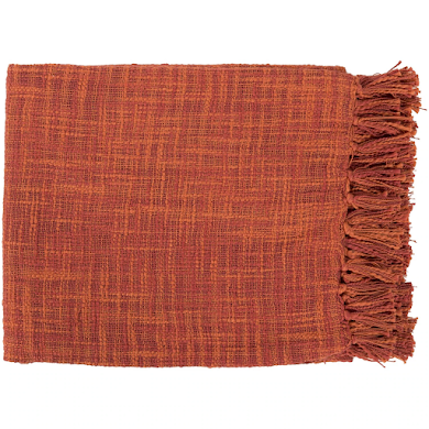 Burnt Orange Throw Blanket