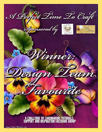 Winner DT Favorite at A Perfect Time To Craft Challenge Blog