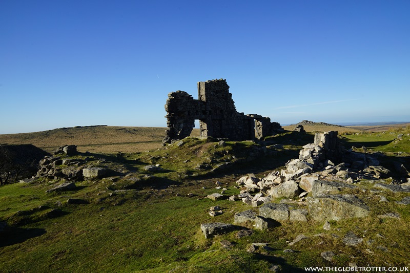 Ruins near Foggintor Quarry in Dartmoor