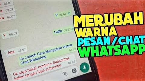 Cara Buat Tulisan Menjadi Berwarna di Whatsapp