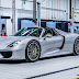 A Pristine Platinum Porsche 918 Spyder With Just 966 Miles Is up for Auction