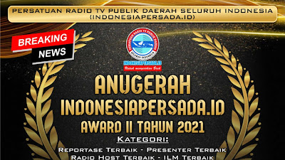  18 LPPL RAIH PREDIKAT TERBAIK INDONESIAPERSADA.ID AWARD II TAHUN 2021