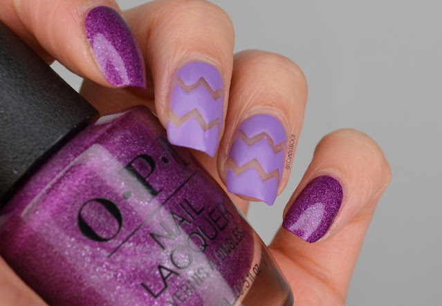 Purple Nail Art