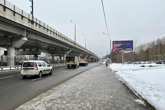 Рублёвское шоссе, Рублёвская эстакада